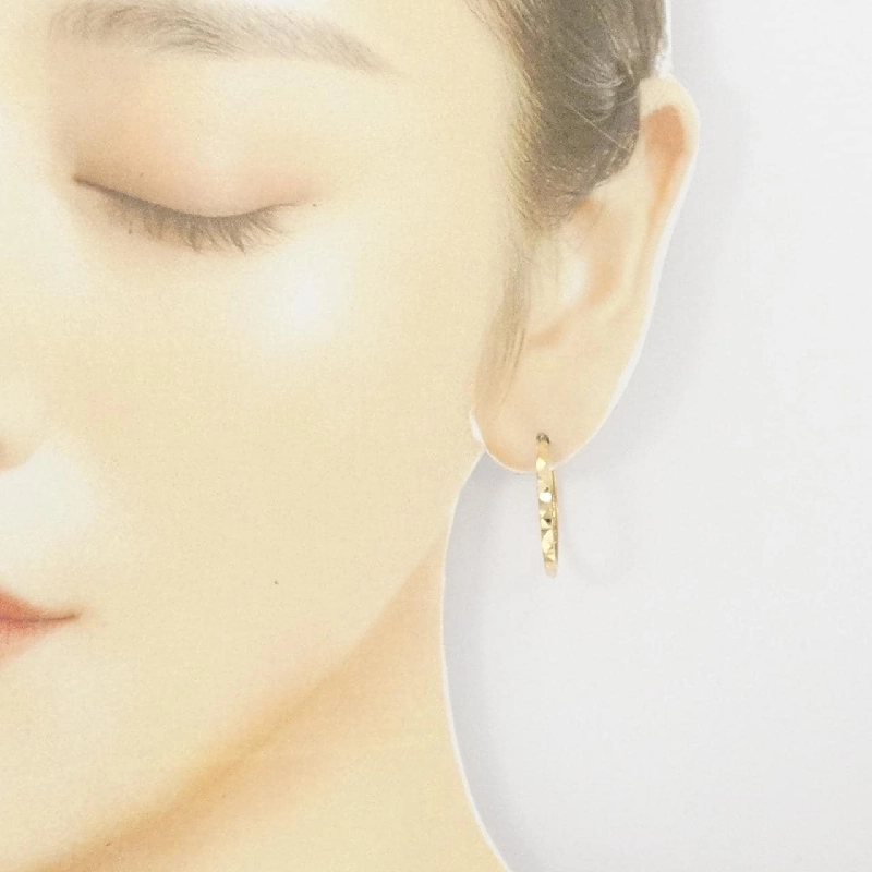 Bông tai hoop 750YG - Hàng hiệu Authentic 868918