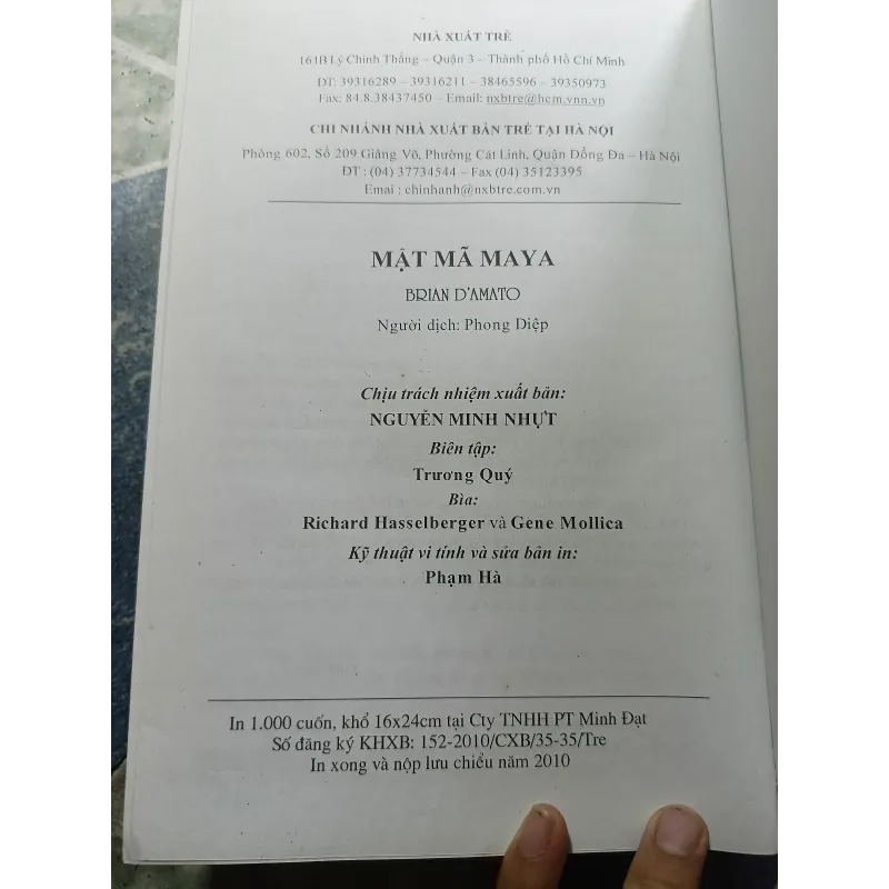 Mật mã Maya - Brian D' amato 993573