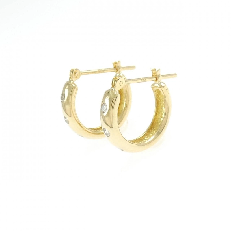 K18YG Bông tai kim cương 0.10CT - Hàng hiệu Chính hãng 876034