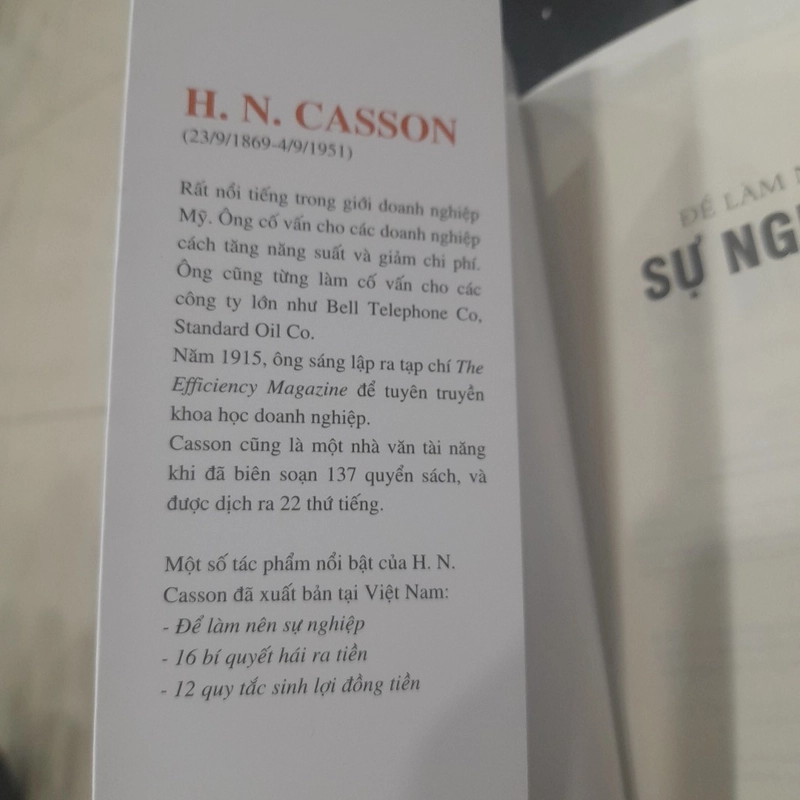 H.N.Casson - ĐỂ LÀM NÊN SỰ NGHIỆP, 400 điều bạn không được học ở trường 369878