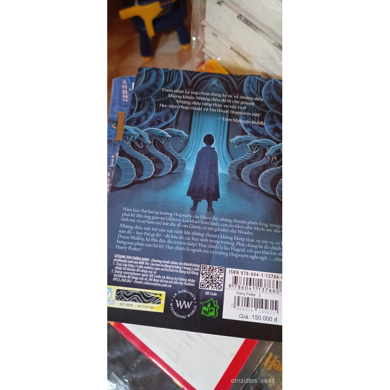 Harry Potter và Phòng Chứa Bí Mật tập 2 bìa lâu đài như mới 501682