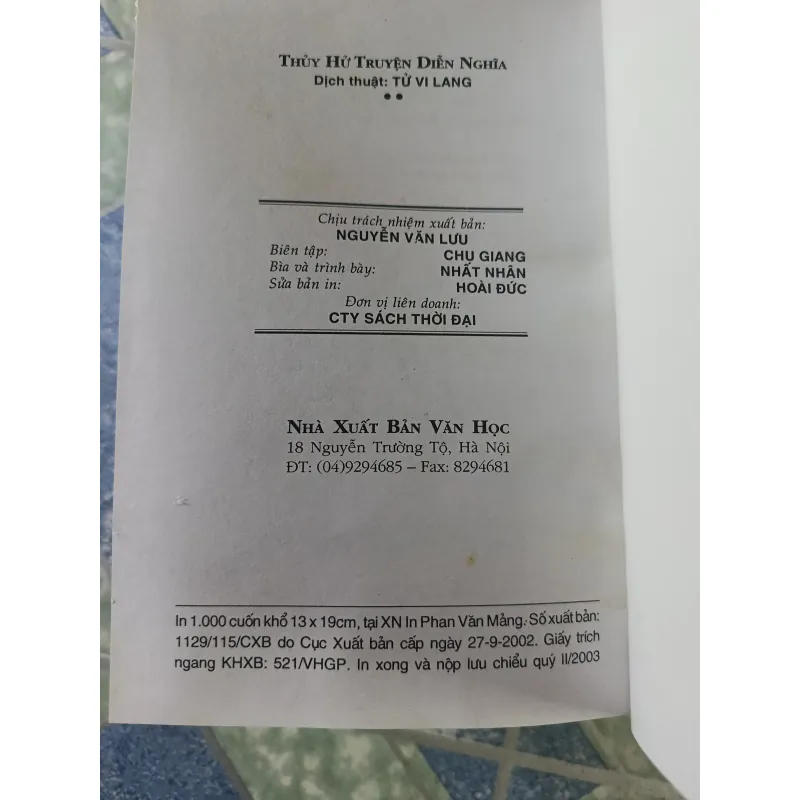 Thủy Hử truyện diễn nghĩa ( 2 tập, có hộp đẹp) - Thị Nại Am 776916