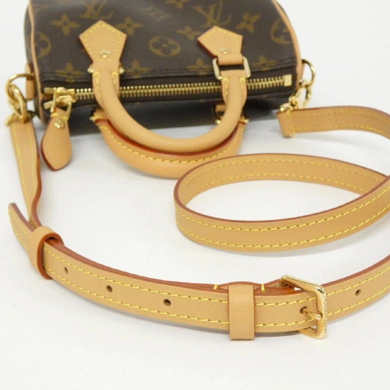 Túi xách Boston Louis Vuitton Monogram Nano Speedy M81085 614347