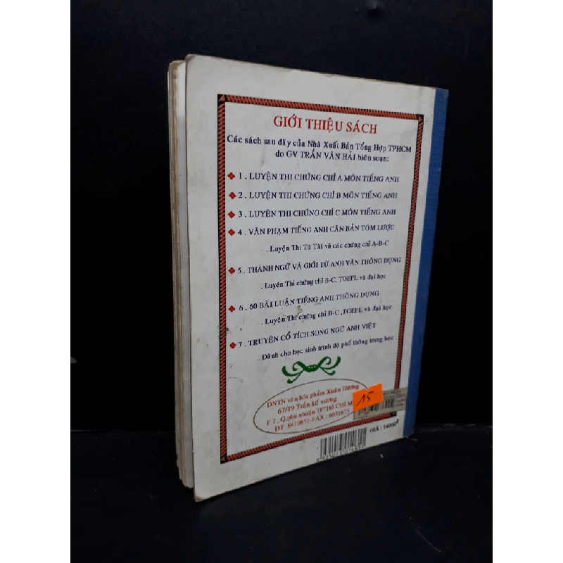[Phiên Chợ Sách Cũ] Luyện thi chứng chỉ B môn Tiếng Anh , chữ viết 2006 2303 426953