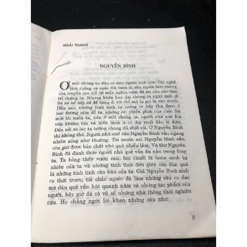 Thơ Nguyễn Bính và những lời bình Vũ Thanh Việt 2003 ố vàng bẩn bìa new 80% HPB.HCM0601 văn học 58850