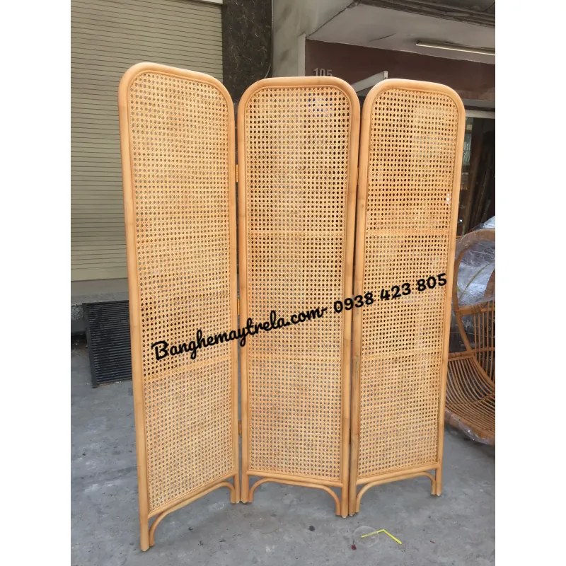 Bình phong mây tự nhiên lưới mắt cáo giá rẻ 599729