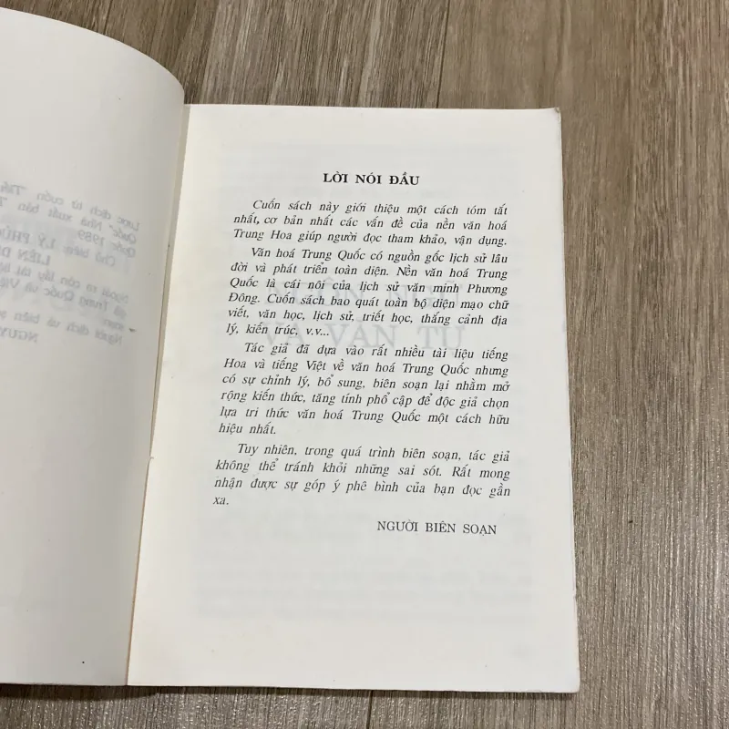 TRI THỨC VĂN HÓA TRUNG QUỐC (XB 2000) 1021206