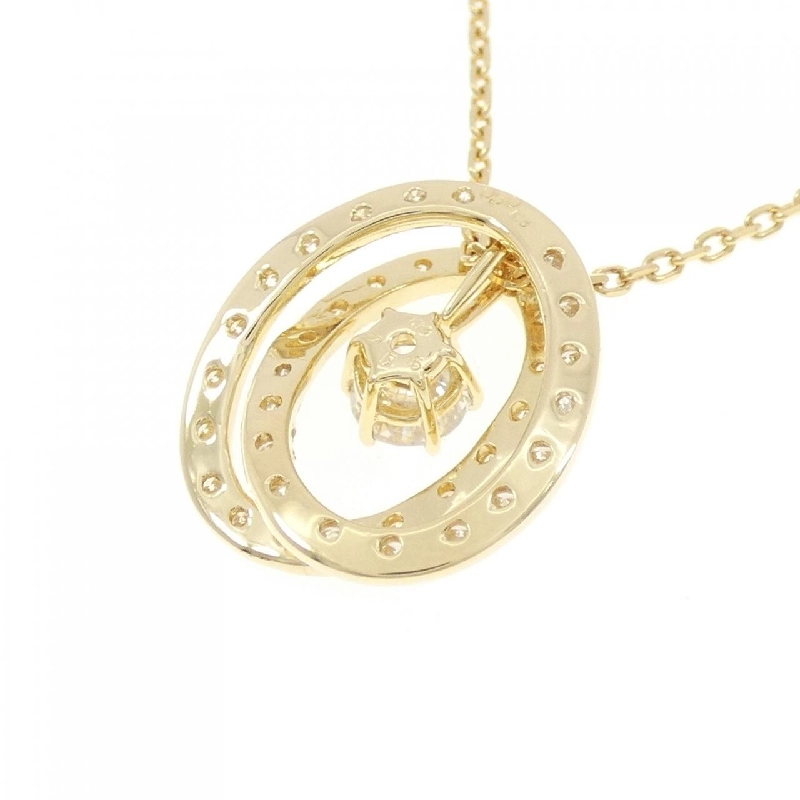 K18YG 2WAY Dây chuyền kim cương 0.56CT - Hàng hiệu Chính hãng 859534