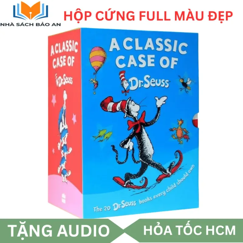 Sách - A CLASSIC CASE OF DR.SEUSS 20 Cuốn kèm file nghe, hộp cứng xịn đẹp 755969