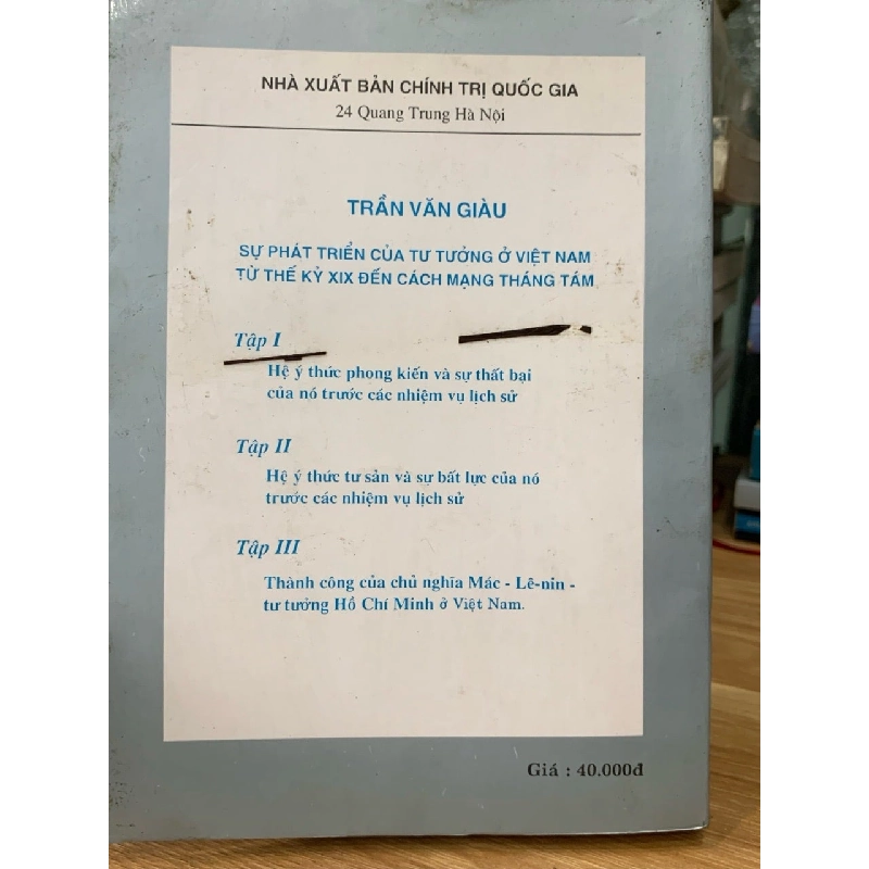 Hệ ý thức phong kiến và sự thất bại của nó trước các nhiệm vụ lịch sự-Trần Văn Giàu 750641