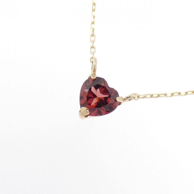 K10YG Dây chuyền Garnet hình trái tim - Hàng hiệu Chính hãng 858569