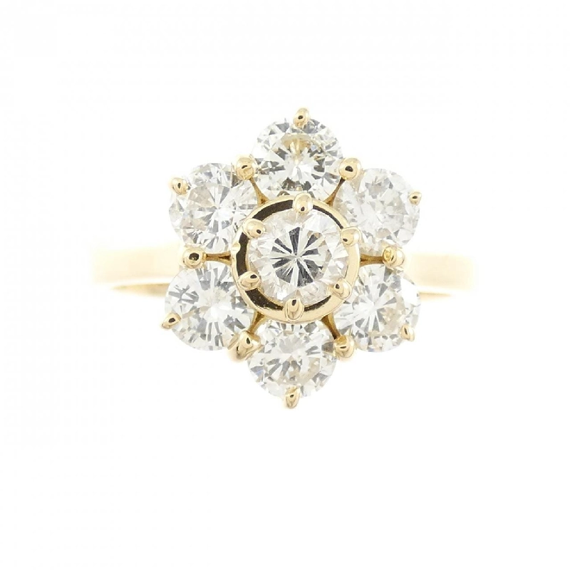 Nhẫn kim cương hoa K18YG 1.02CT - Hàng hiệu Authentic 853151
