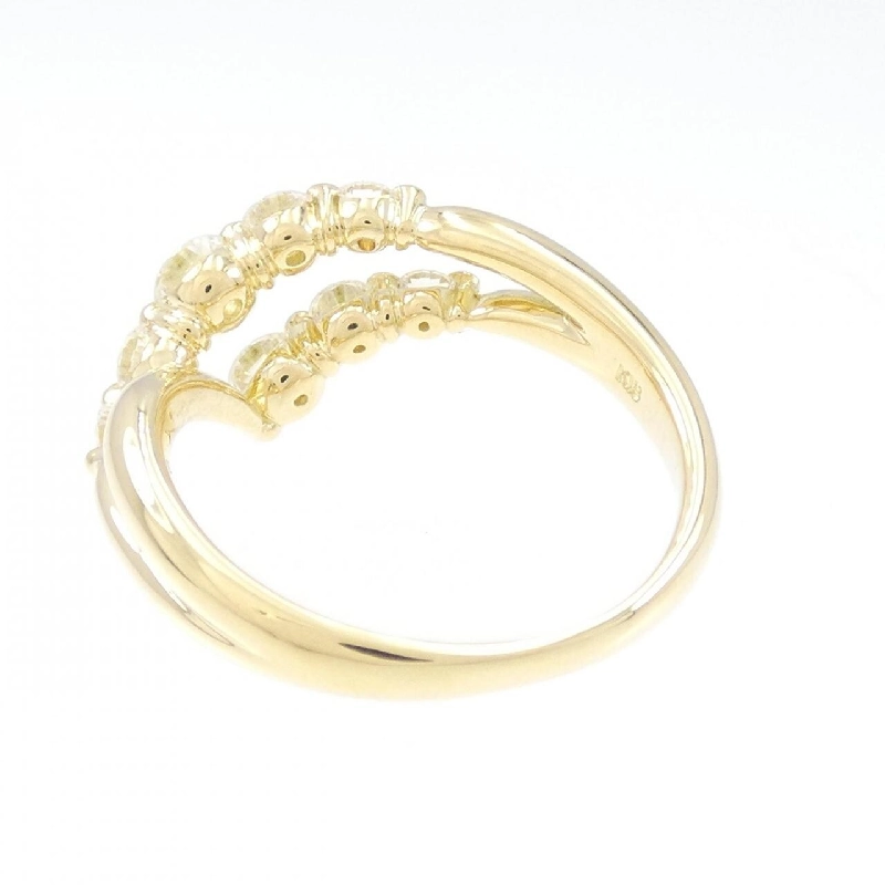 Nhẫn kim cương K18YG 0.72CT 673158