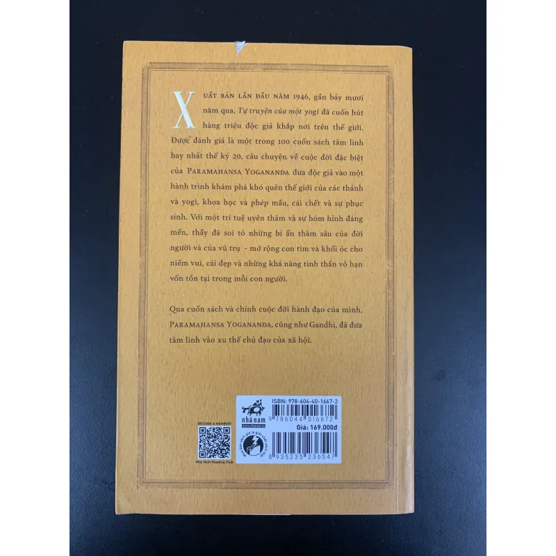 (Sách cũ) Tự truyện của một Yogi - Paramahansa Yogananda - Thiên Nga dịch  971730