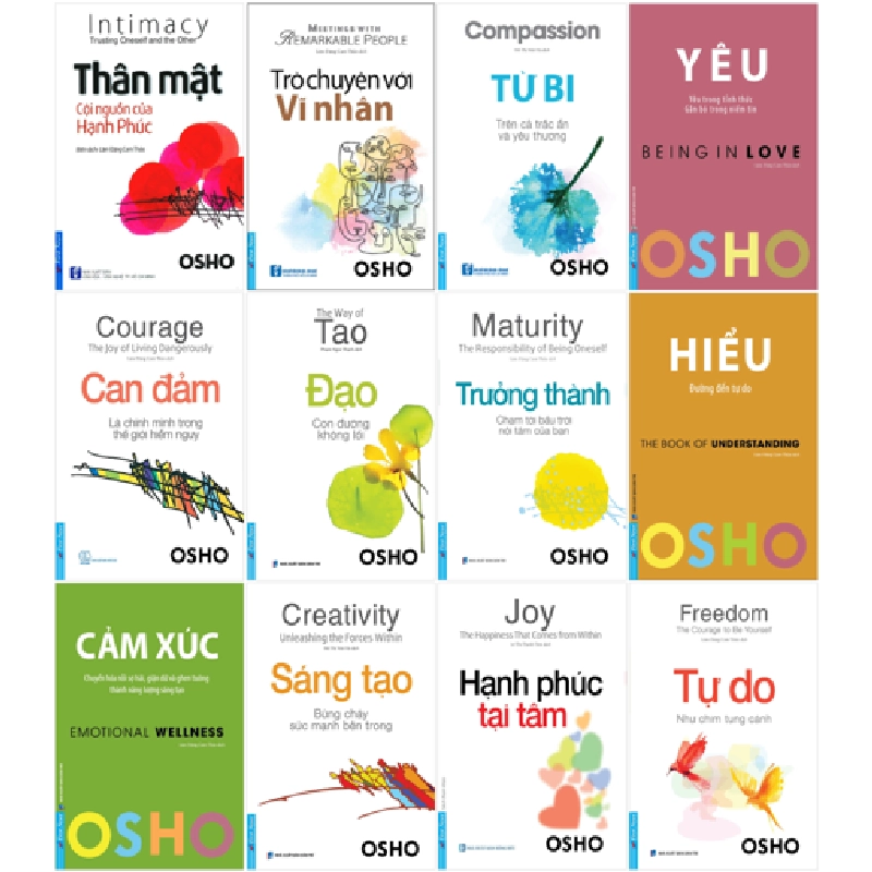 Combo Sách Osho (Bộ 12 Cuốn) - Osho 743737