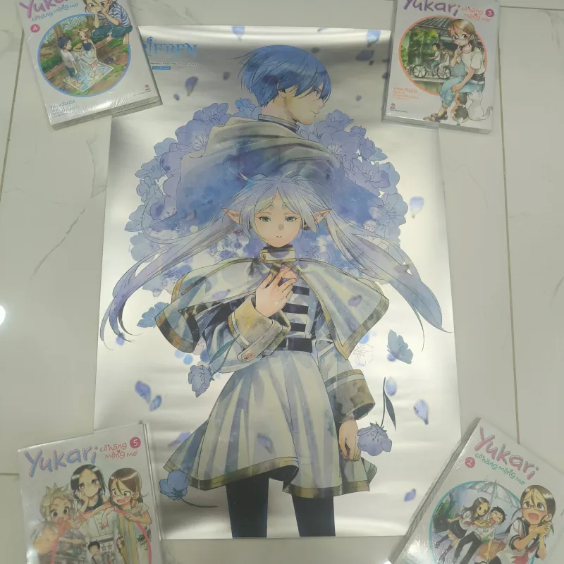 Poster Frieren Metalize + Ống đựng poster 1019966