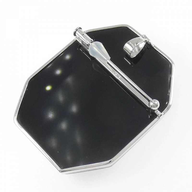 K18WG Mã Não Cameo Brooch - Hàng hiệu Chính hãng 871042