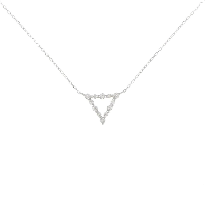 Dây chuyền kim cương K18WG 0.09CT - Hàng hiệu Chính hãng 863861