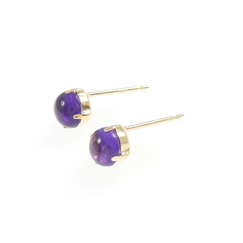 K18YG Amethyst Bông tai - Hàng hiệu Chính hãng 867469
