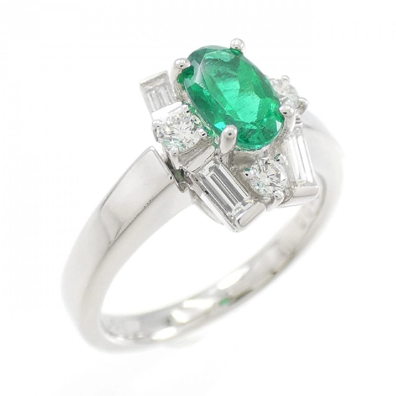 Nhẫn Emerald PT900 0.55CT - Hàng hiệu Chính hãng 855058
