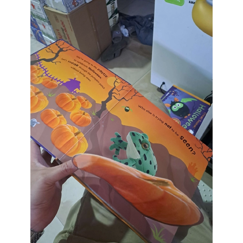 Creak! Squeak! Halloween bìa cứng sách tương tác HCM0109 SÁCH ĐỒNG GIÁ 39K 923245