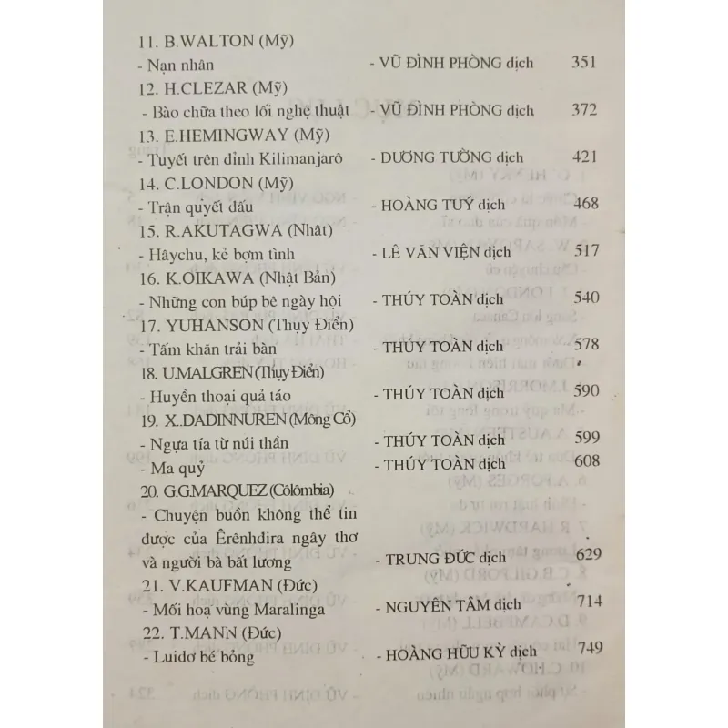 Tuyển tập truyện ngắn thế giới chọn lọc 791060