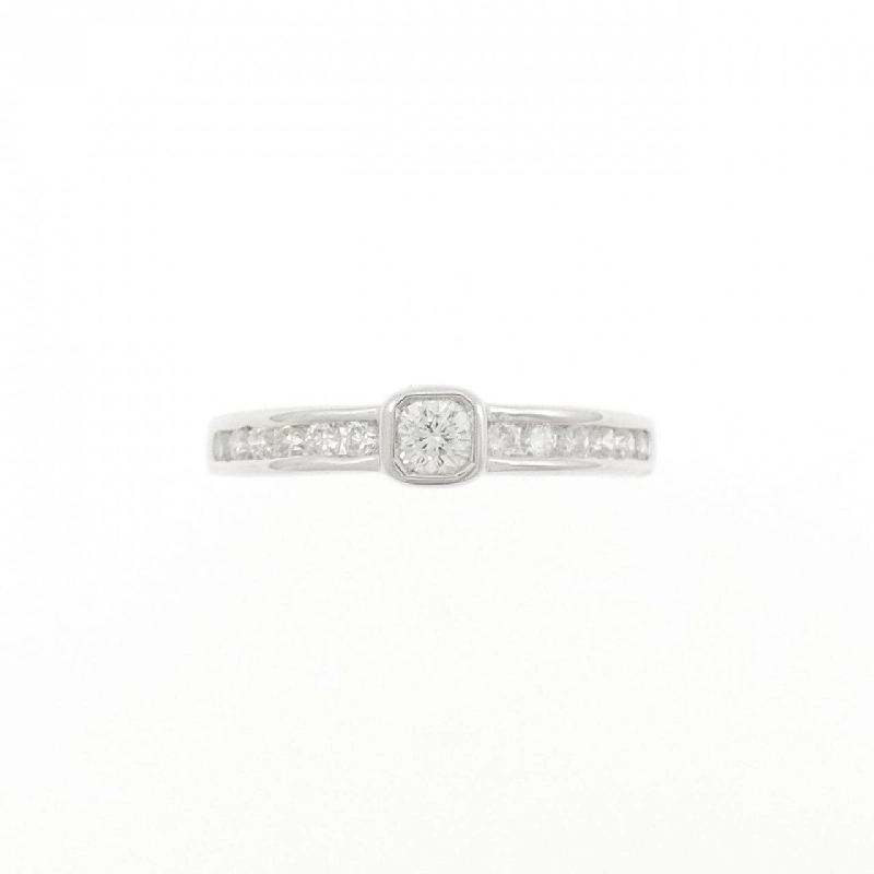 Nhẫn kim cương K18WG 0.10CT 669801