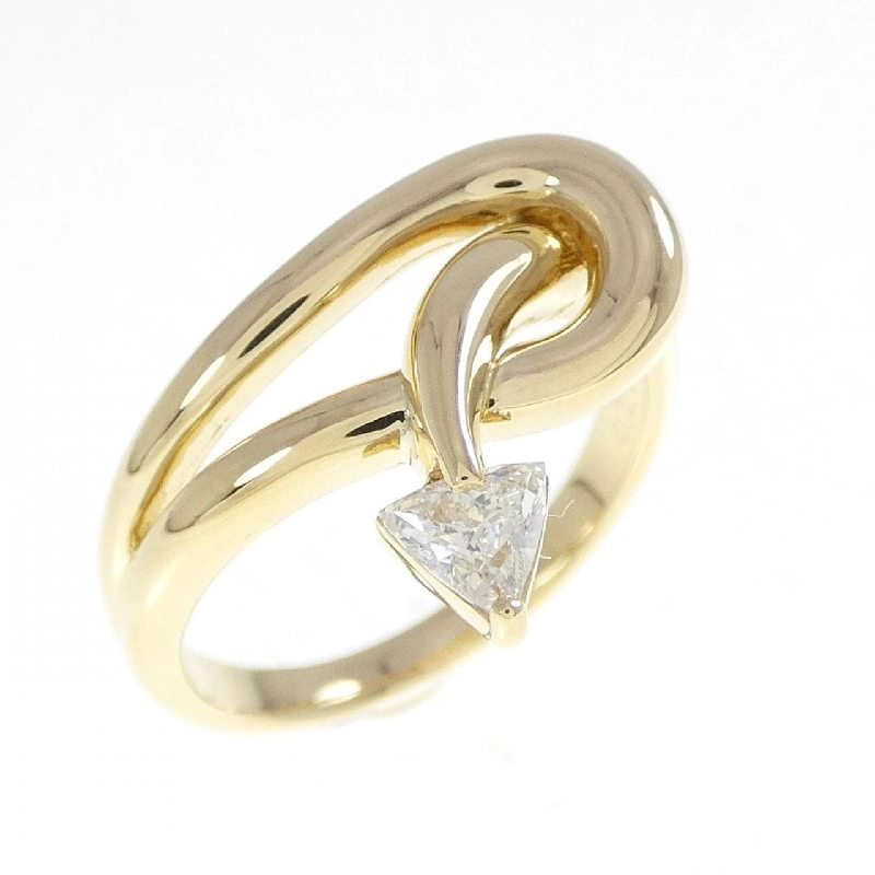 Nhẫn kim cương K18YG 0.22CT - Hàng hiệu Authentic 853675