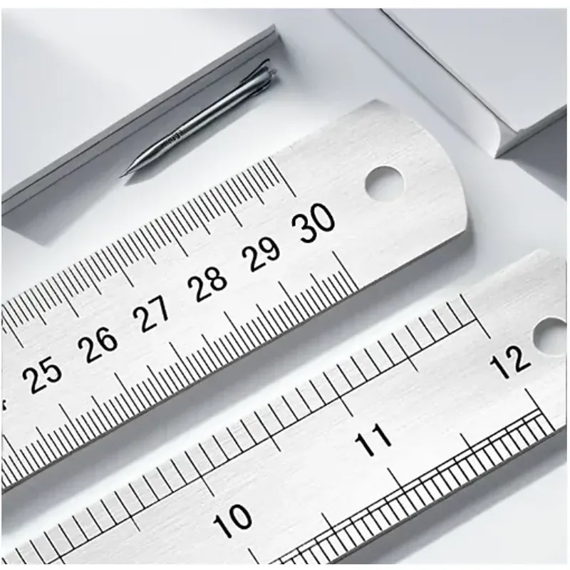 Thước Kẻ Thép Inox 100% Chính Xác, loại 20cm 1013700