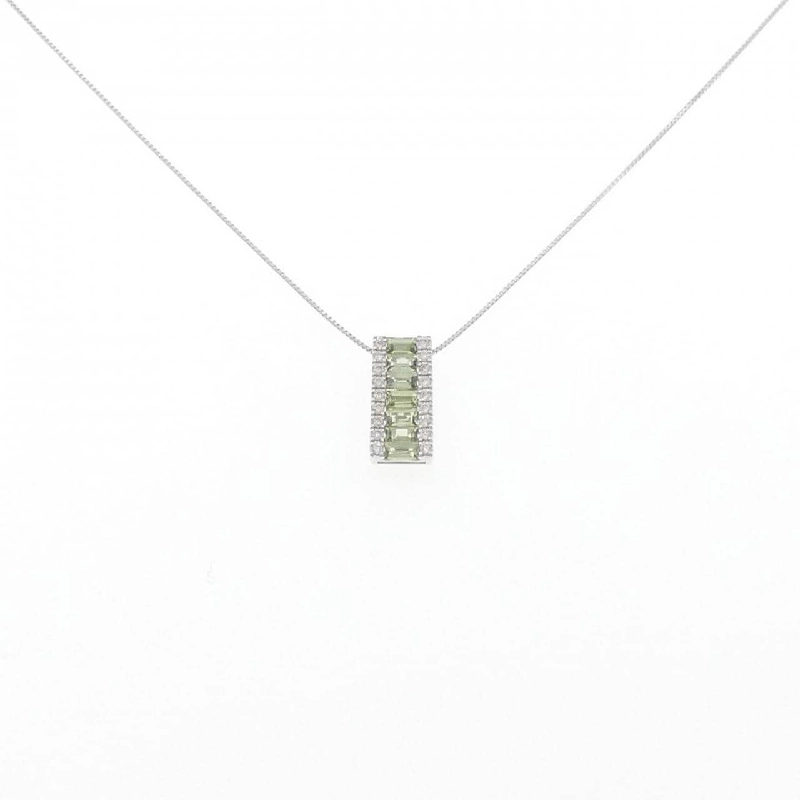 Dây chuyền Sapphire K18WG 0.80CT - Hàng hiệu Chính hãng 859756