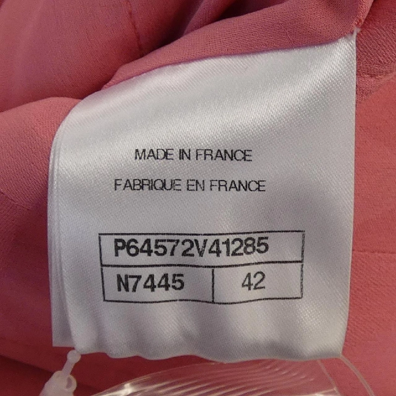 Áo khoác không cổ CHANEL P64572V41285 20A 630167