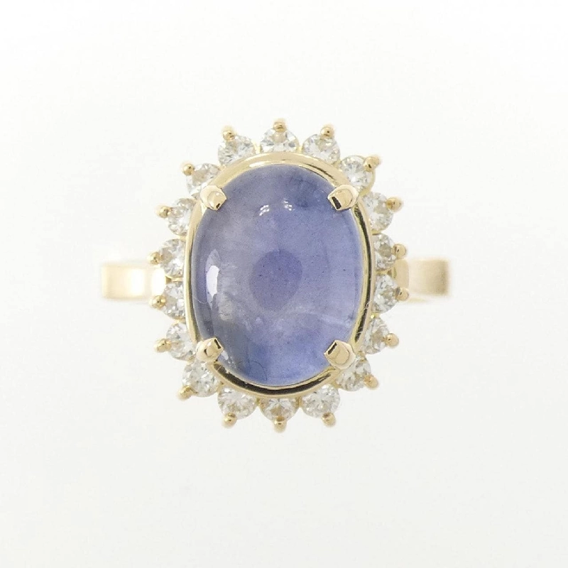 Nhẫn sao sapphire K18YG 4.15CT 672734