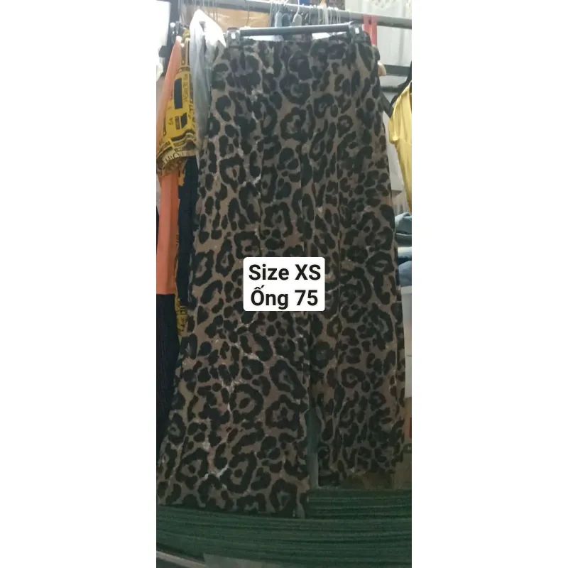 Quần da beo ống rộng size XS 989764
