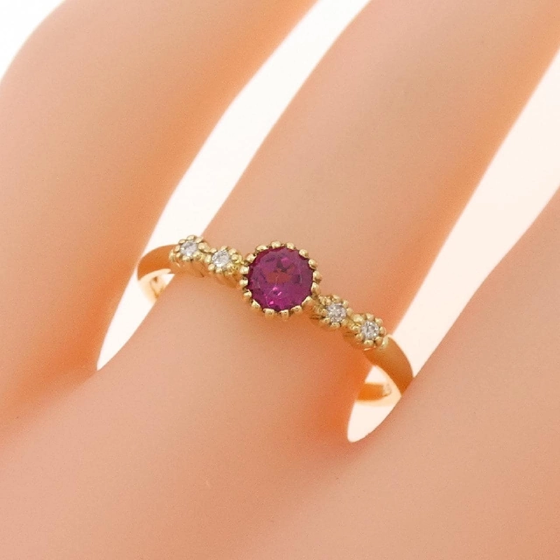 Nhẫn Tourmaline K18YG - Hàng hiệu Chính hãng 854114