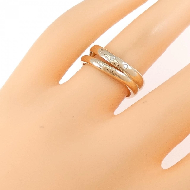 Nhẫn kim cương K18PG 0.05CT 669386