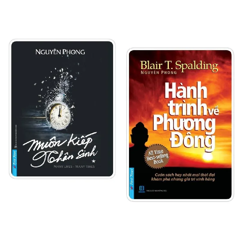 Sách - Combo 2 cuốn: Muôn Kiếp Nhân Sinh Tập 1 + Hành Trình Về Phương Đông (Bìa Mềm) - Trí Việt - NENA2509 Blogmeo21025 580600