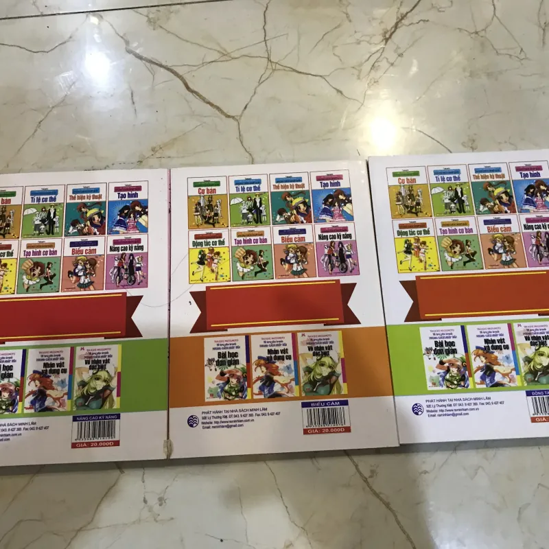 Vẽ truyện tranh phong cách Nhật Bản 3 cuốn - Takashi Combo 3 cuốn 748558