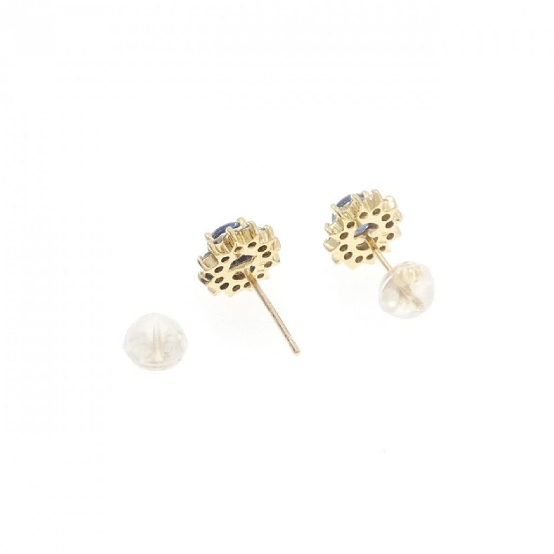 K18YG Sapphire Earrings - Hàng hiệu Authentic 872337