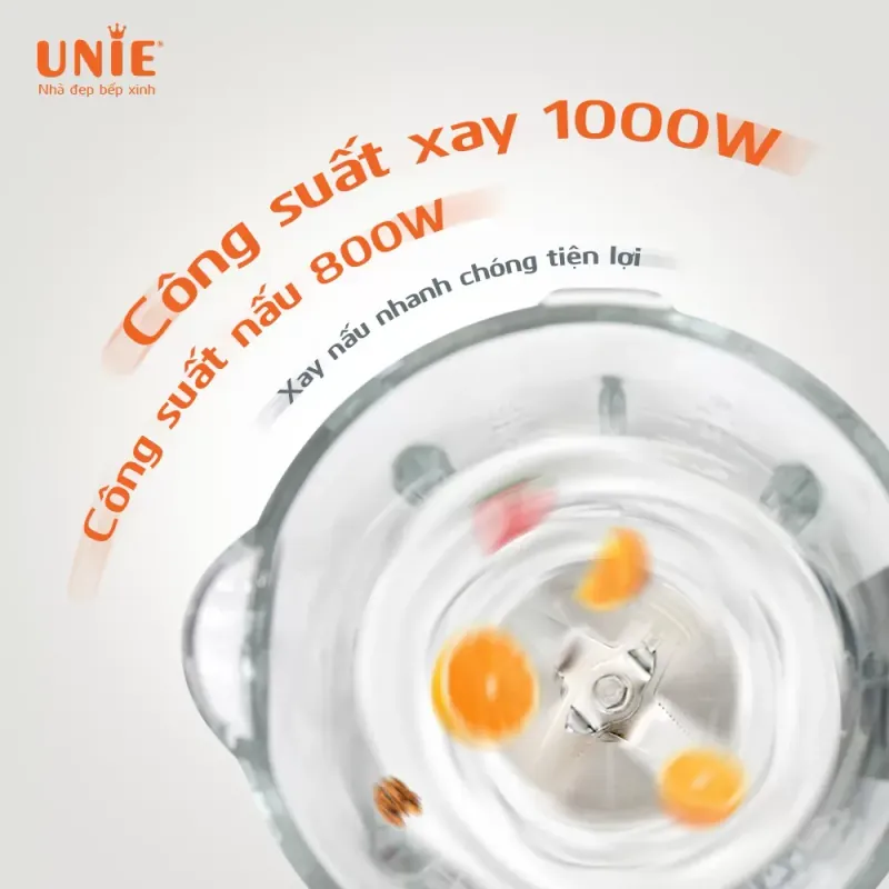 Máy nấu sữa hạt UNIE V3 thiết kế vuông vức hiện đại, dung tích 1,75L 781787