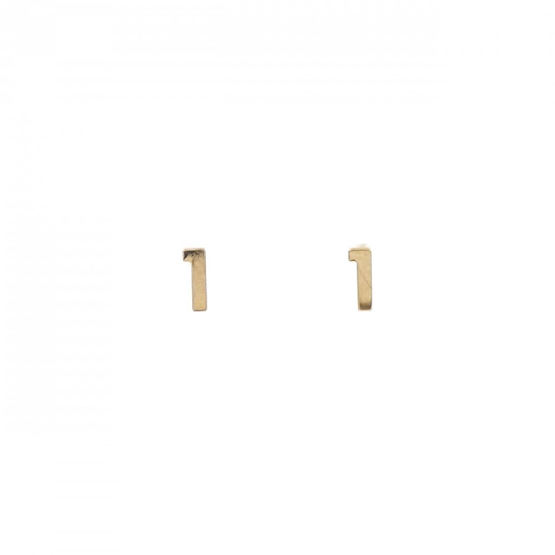 K18YG Số 1 Bông tai - Hàng hiệu Chính hãng 873687