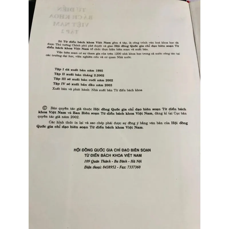 📚 TỪ ĐIỂN BÁCH KHOA VIỆT NAM – TẬP 2 601981
