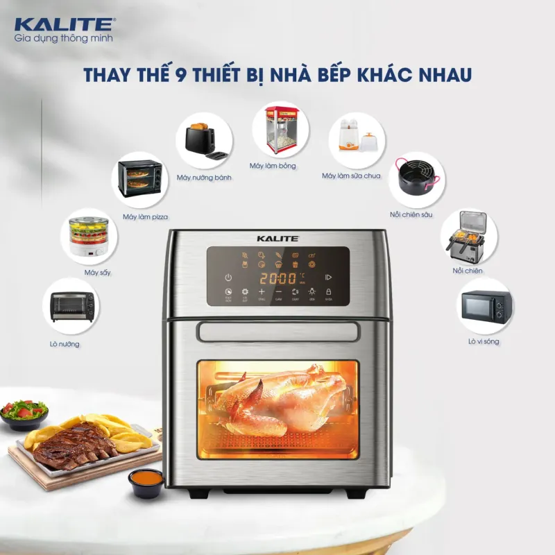 🔥 Nồi chiên không dầu KALITE KL-1500 15L – Giòn ngon, giảm dầu mỡ, tiện lợi 705965