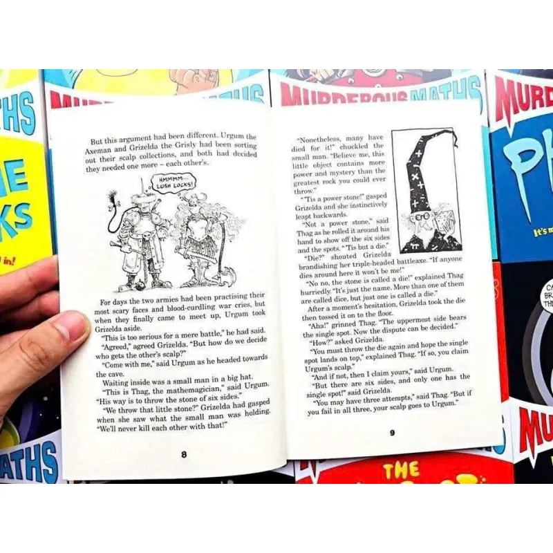 𝐌𝐔𝐑𝐃𝐄𝐑𝐎𝐔𝐒 𝐌𝐀𝐓𝐇𝐒 𝐓𝐇𝐄 𝐏𝐎𝐖𝐄𝐑 𝐎𝐅 𝐓𝐄𝐍 - Bộ 10 quyển - No box 745210