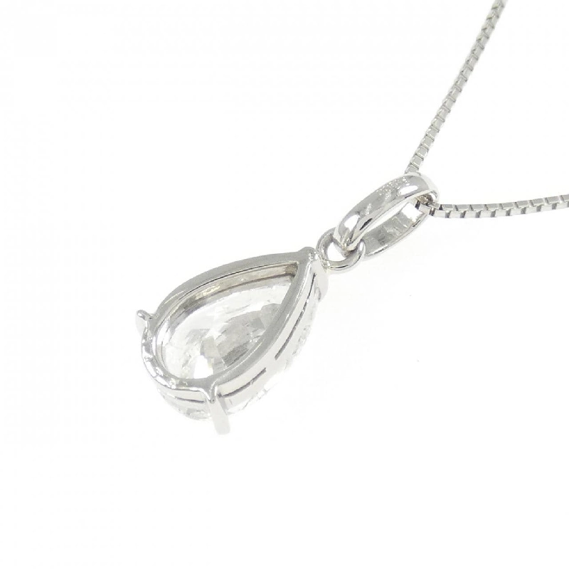 Dây chuyền kim cương PT900/PT850 1.473CT G I1 hình giọt nước - Hàng hiệu Authentic 875320