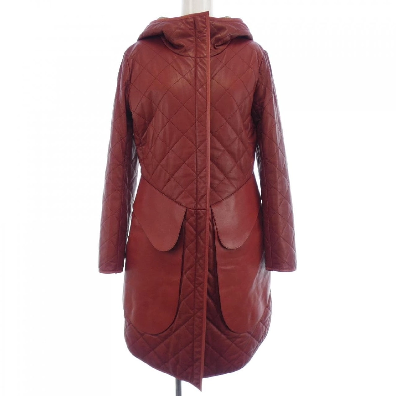 【Mã giảm giá】Áo khoác da HERMES 642503