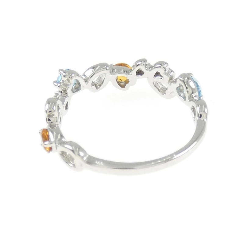 PT950 Nhẫn Đá Màu - Hàng hiệu Authentic 850621