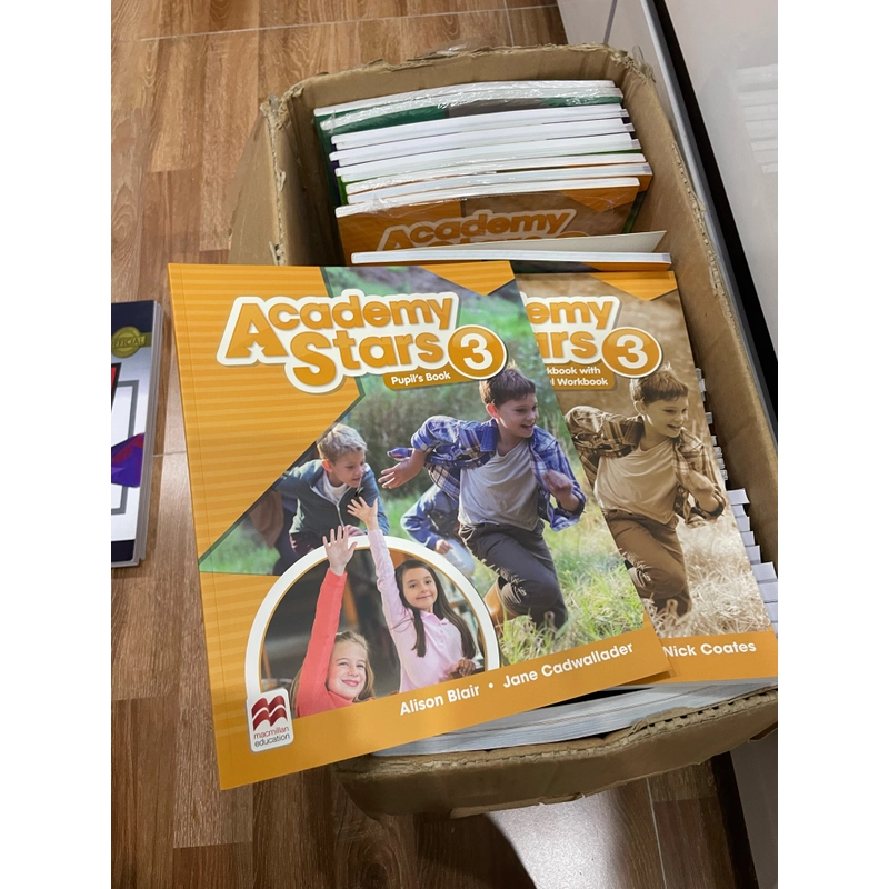 Bộ sách bản quyền các cấp độ Academy Star Starter,1,2,3,4,5,6 534233