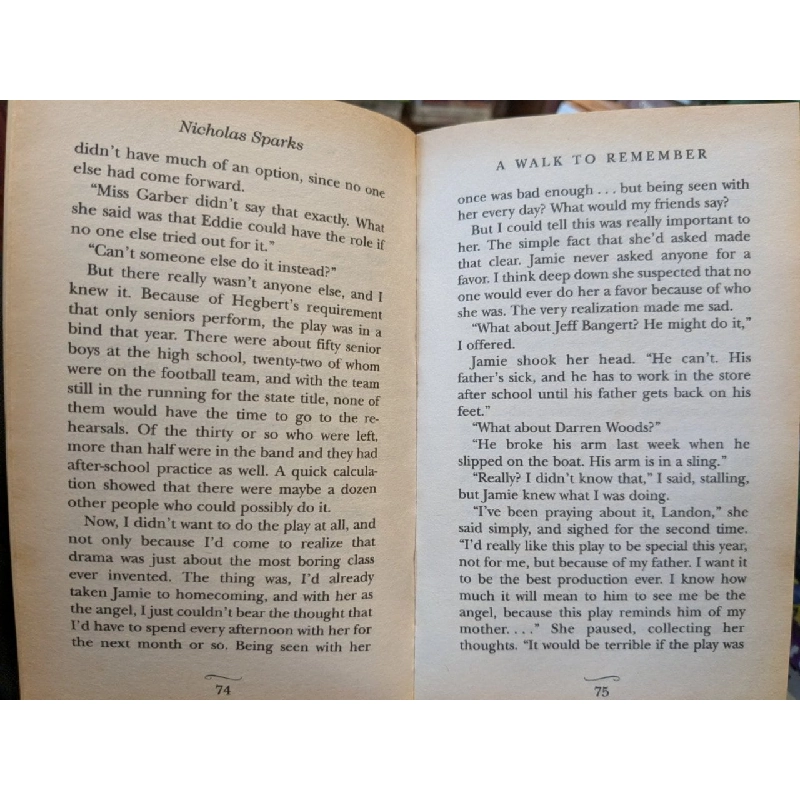 A walk to remember - Nicholas Sparks 746999