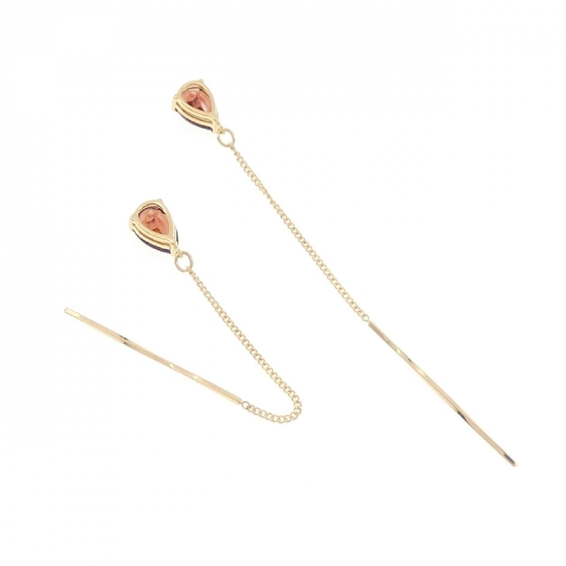 K18YG Garnet Bông tai - Hàng hiệu Chính hãng 876784