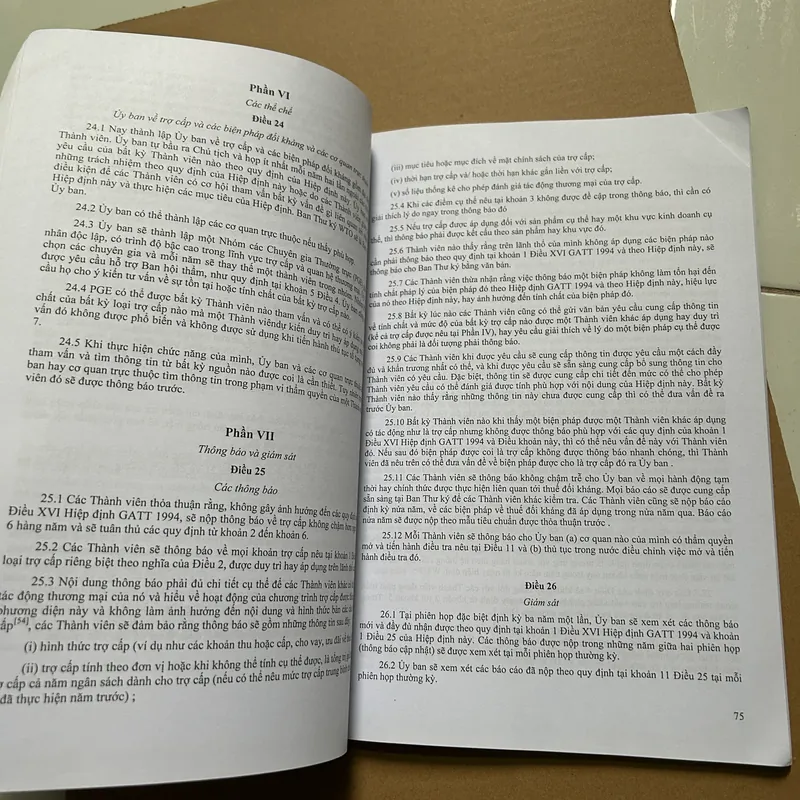 Tập văn bản pháp luật môn luật thương mại quốc tế 623430